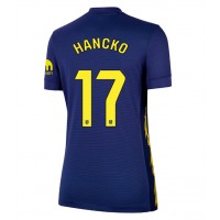 Stroje piłkarskie Atletico Madrid David Hancko #17 Koszulka Wyjazdowej dla damskie 2025-26 Krótki Rękaw